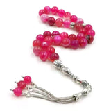 Muslim Tasbih Agate Stone 33 66 99 Beads March 8 Prayer Beads