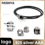 925 Sterling Silver Beads Helmet Series Christmas DIY