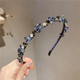 Crystal Rhinestone Hair Accessory Metal Headband Banquet Hair Hoop