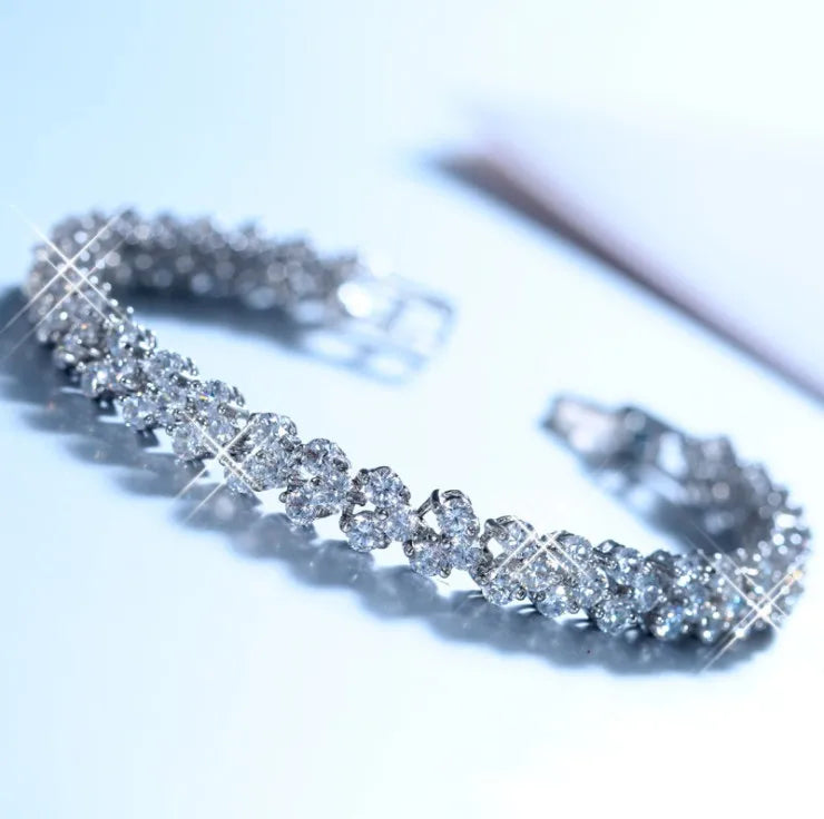 Roman Style Crystal Bracelet Wristband