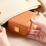 High-grade PU Leather Jewelry Organizer Display Travel Jewelry Case
