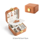 High-grade PU Leather Jewelry Organizer Display Travel Jewelry Case