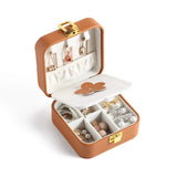 High-grade PU Leather Jewelry Organizer Display Travel Jewelry Case