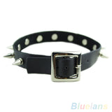 Punk Spike Leather Choker Collar Necklace Gothic Jewelry