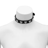 Punk Spike Leather Choker Collar Necklace Gothic Jewelry