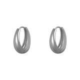 Vintage Metal Drop Earrings - Classic Party Wedding Jewelry