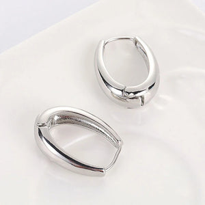 Vintage Metal Drop Earrings - Classic Party Wedding Jewelry