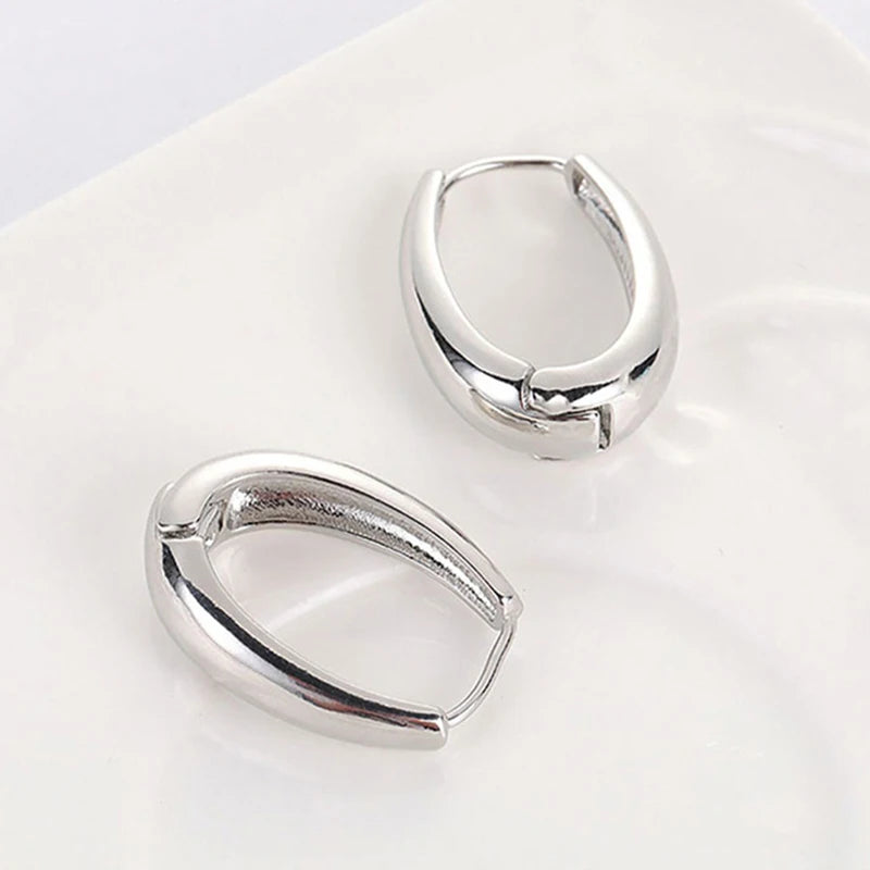 Vintage Metal Drop Earrings - Classic Party Wedding Jewelry