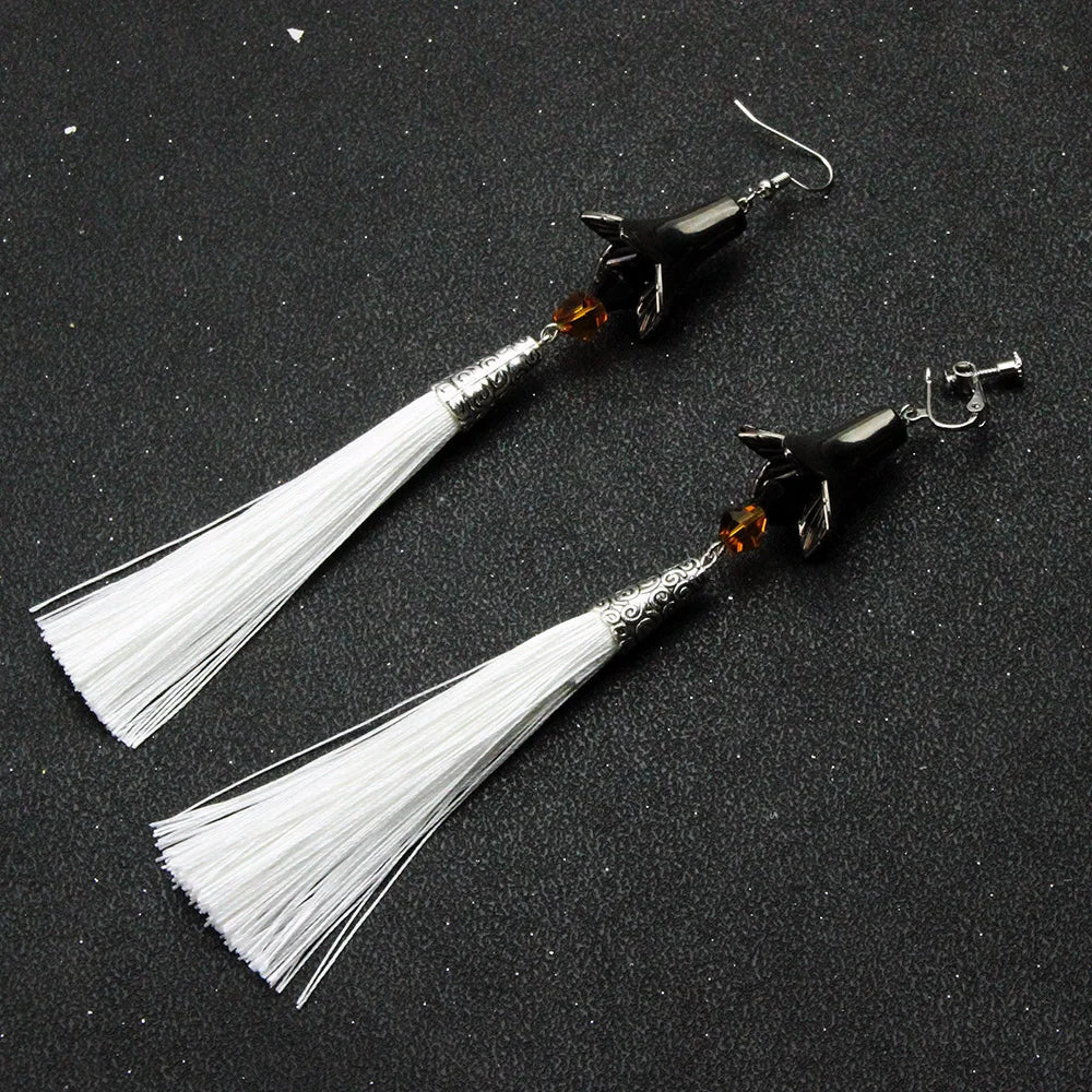 Genshin Impact Zhongli Tartaglia Earrings Cosplay Jewelry Props