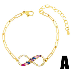 Geometric CZ Bracelets for Women Girls - Party Gift