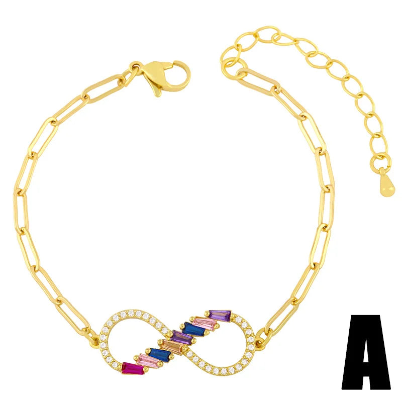 Geometric CZ Bracelets for Women Girls - Party Gift