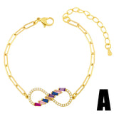 Geometric CZ Bracelets for Women Girls - Party Gift