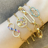 Geometric CZ Bracelets for Women Girls - Party Gift