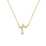 2021 EKG Pendant Necklace For Women Classic Party Accessories Gift