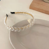 Acrylic Tortoise Braid Headband for Women