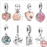 2021 Sparkling Infinity Heart Dangle Charm Pendant for Bracelet
