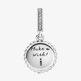 2021 Sparkling Infinity Heart Dangle Charm Pendant for Bracelet