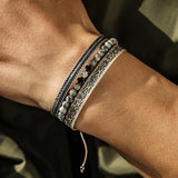 Tibetan Buddhism Rope Bracelet & Bangle Silver Leaf Cuff Bracelets