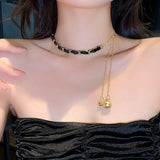Trendy Braided Tassel Clavicle Chain Necklace For Women