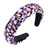Vintage Baroque Crystal Pearl Hairband Rhinestone Headband Headdress