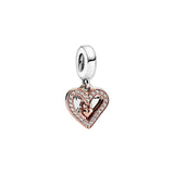 100% S925 Silver Love Warm Charm Beads for Women
