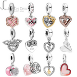 100% S925 Silver Love Warm Charm Beads for Women