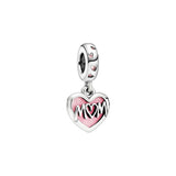 S925 Silver Love Charm Bead for Women
