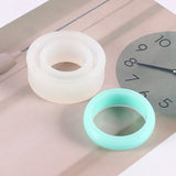 1Pcs 15-30mm Ring Resin Silicone Mold Mixed Size Rings Mold UV Epoxy Resin Mould