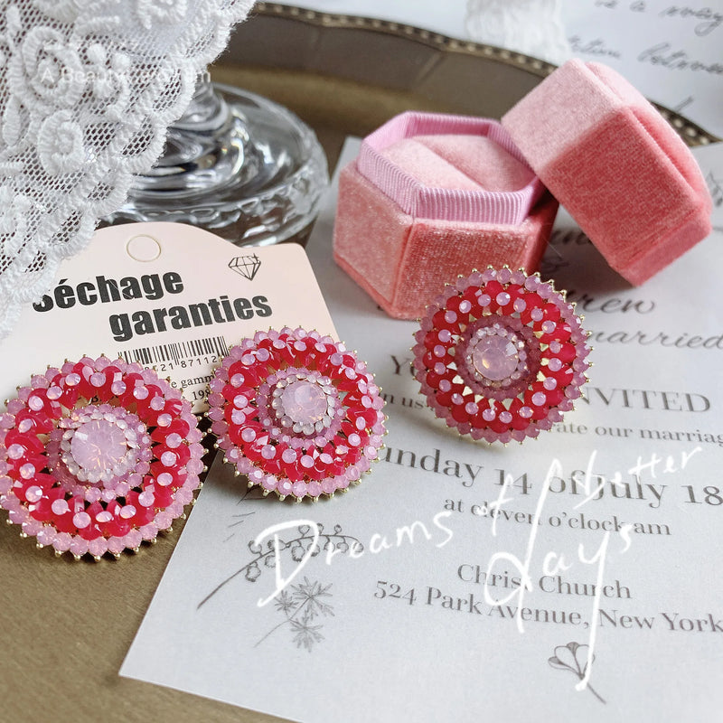 Dignified Light Flower French Charm Earrings Sale