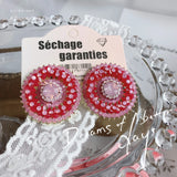 Dignified Light Flower French Charm Earrings Sale