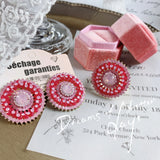 Dignified Light Flower French Charm Earrings Sale