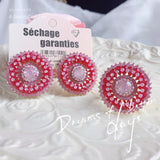 Dignified Light Flower French Charm Earrings Sale