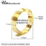 Elastic Stretch String Beads Chain Bracelet