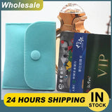 Velvet Jewelry Pouch Bag With Buckle - Accessory Packaging Pouch