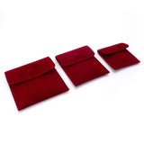 Velvet Jewelry Pouch Bag With Buckle - Accessory Packaging Pouch