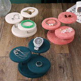 Velvet Necklace Earrings Jewelry Display Storage Bust Jewelry Holder
