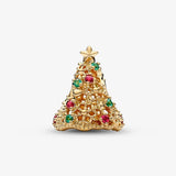 925 Silver Winter Series Pendant Beads Christmas Tree Jewelry