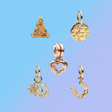 925 Silver Winter Series Pendant Beads Christmas Tree Jewelry