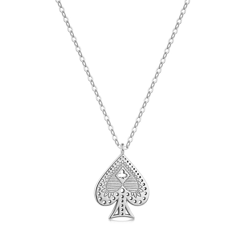 925 Silver Heart Necklace for Women Charms Party Gift Chain Necklace Jewelry