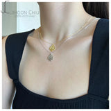 925 Silver Heart Necklace for Women Charms Party Gift Chain Necklace Jewelry