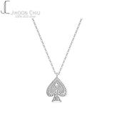 925 Silver Heart Necklace for Women Charms Party Gift Chain Necklace Jewelry