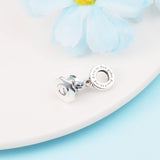 925 Silver Tea Cup Dangle Charm for Bracelets