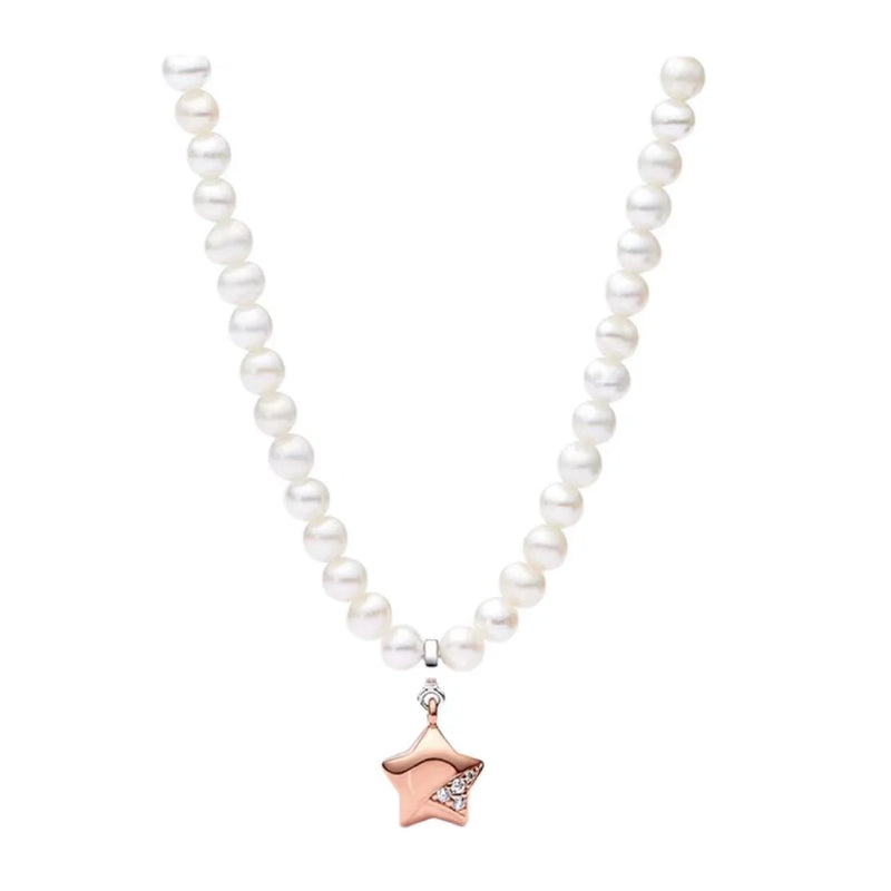 925 Silver Hearts Pendant Necklace For Her