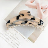 Geometric Acetic Acid Grip Hair Claw
