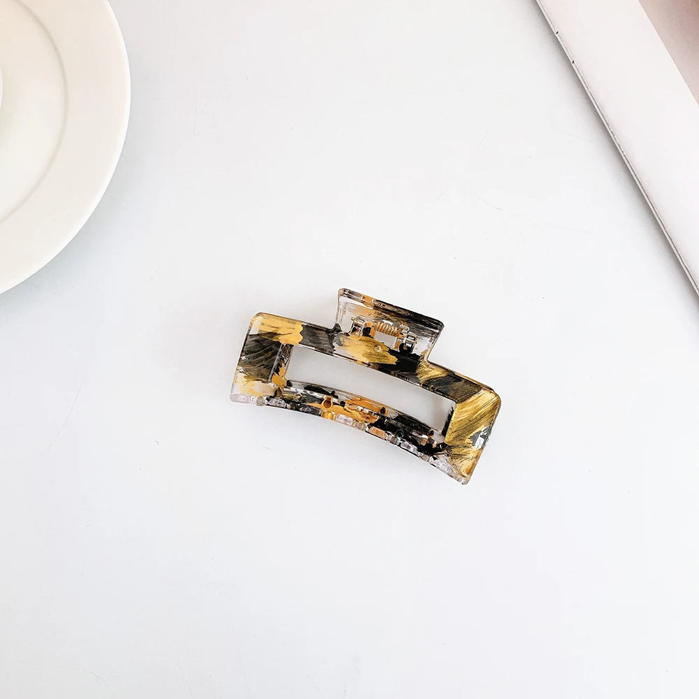 Retro Back Of The Head Headwear Clip Painted Hairpin