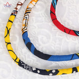 African Kente Print Necklace Multicolor Anakara Kente Jewelry