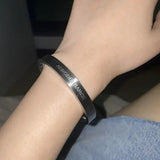 Arnodefrance Titanium Steel Open Bracelet SZ48