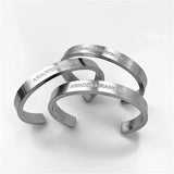 Arnodefrance Titanium Steel Open Bracelet SZ48