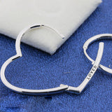 925 Silver Sparkling Star Gem Wings Stud Earrings Women Jewelry