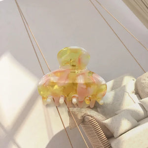 Autumn Girls Hair Clip Accessories Acetate Sheet Geometric Women Hairp
